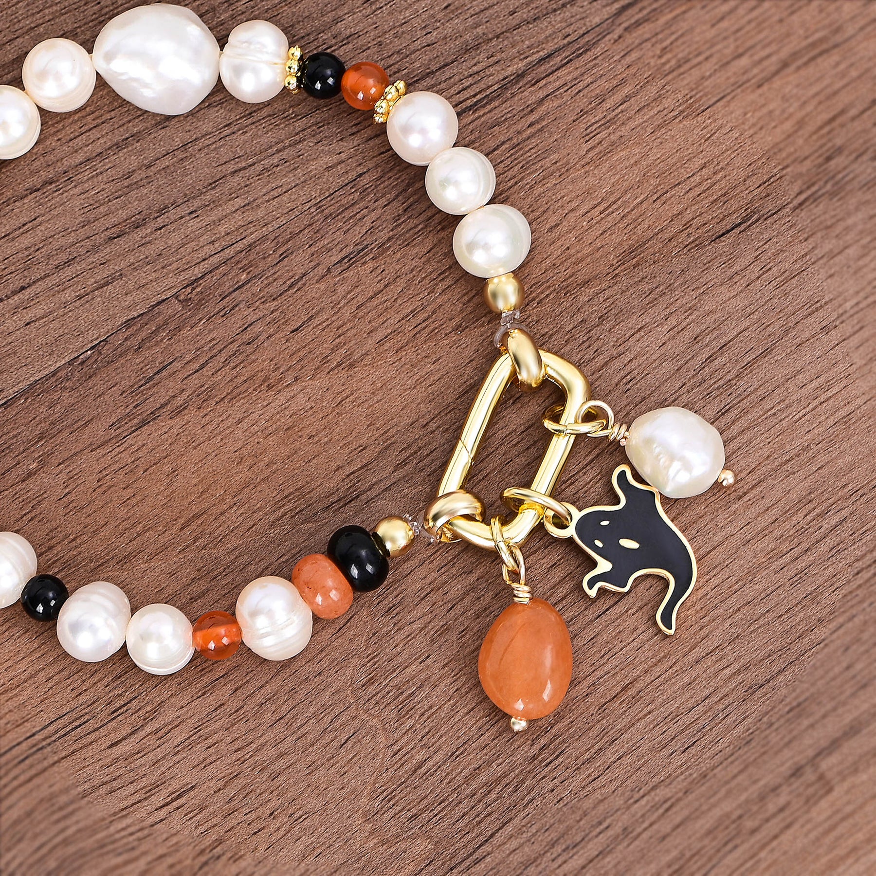Bracelet perle éclat de Noël