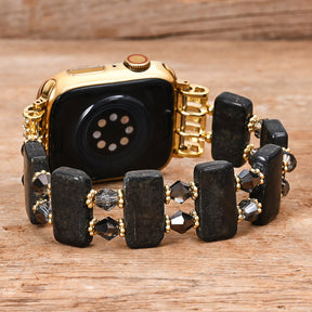 Bracelet extensible Obsidian Muse Apple Watch