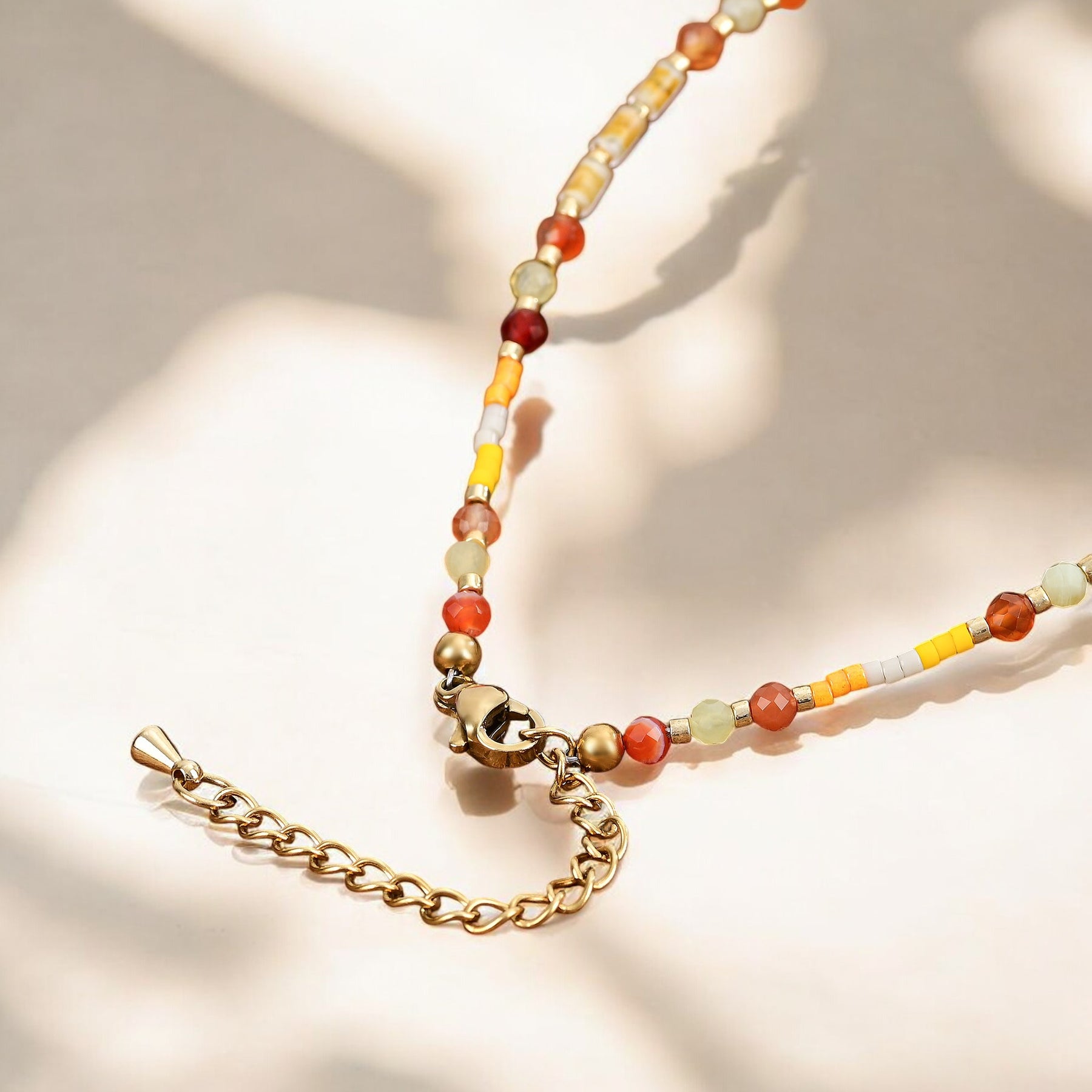 Sunfire Glow Achat Fußkette