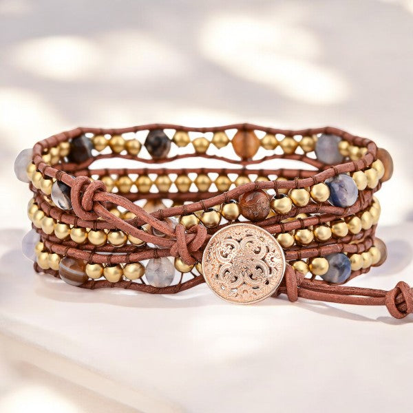 Terra Glow Wickelarmband