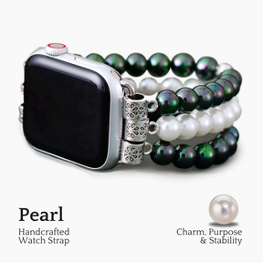 Bracelet Apple Watch extensible Galaxy Pearl