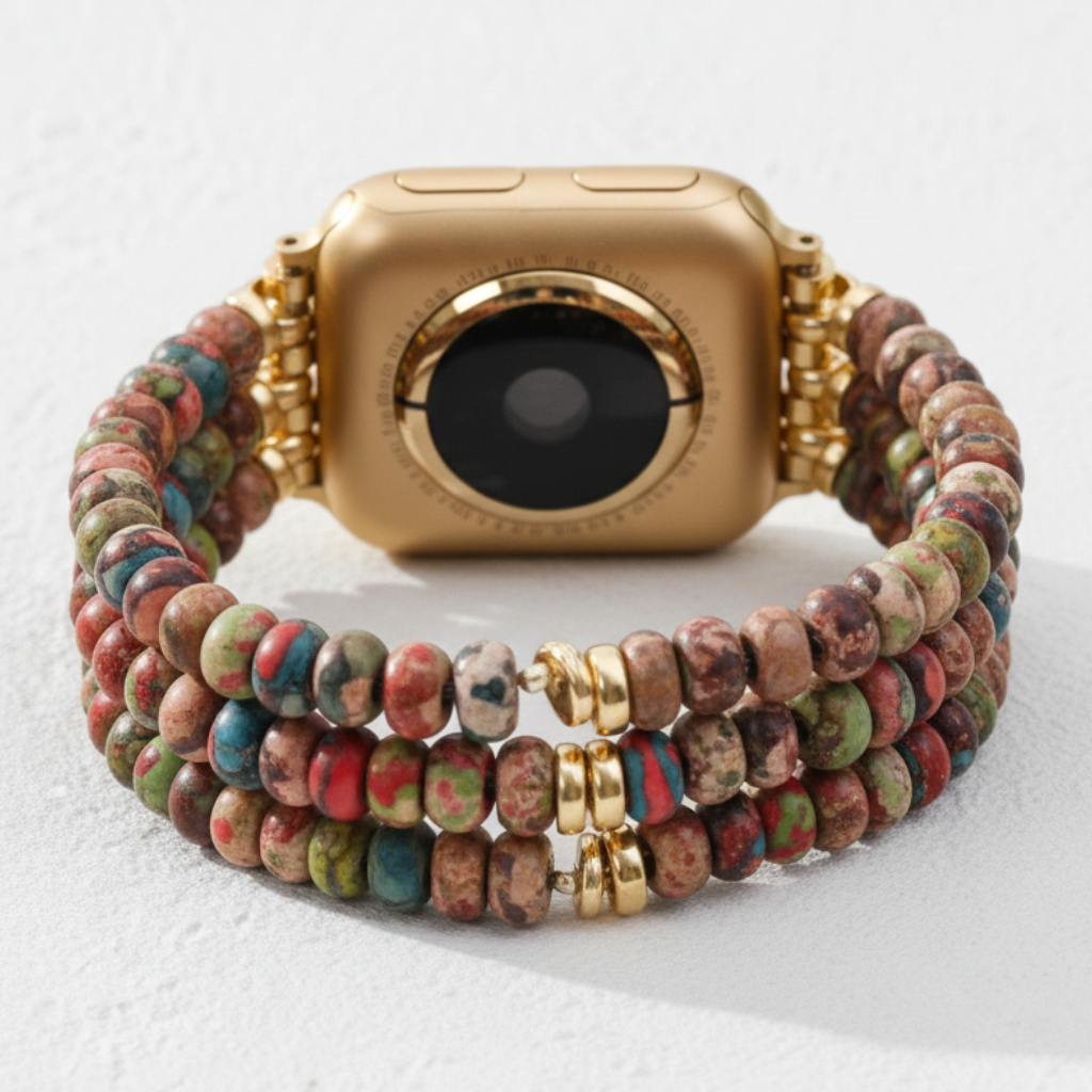 Kaleidoskop Boho Dehnbares Armband für Apple Watch