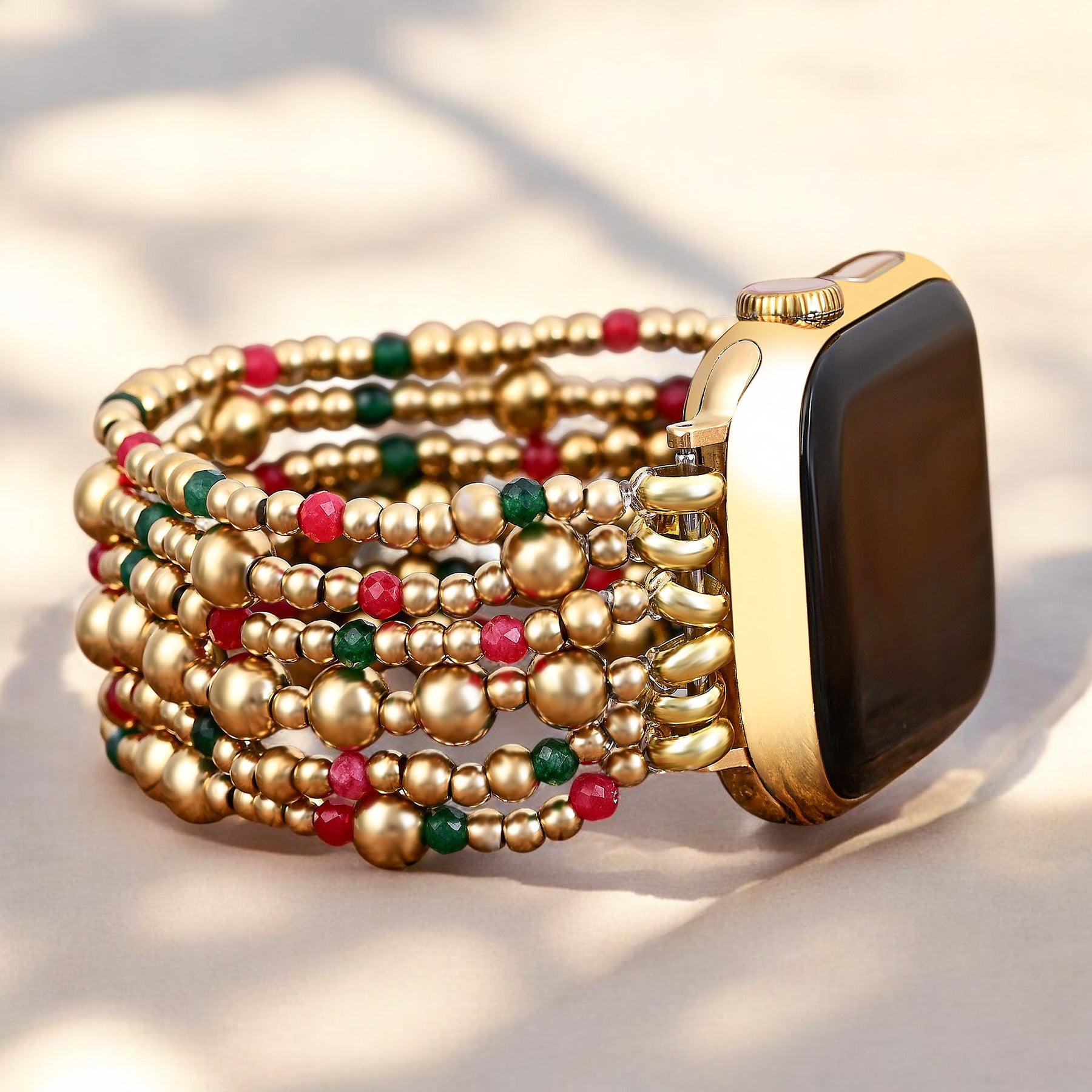 Bracelet Apple Watch Magie Or de Noël