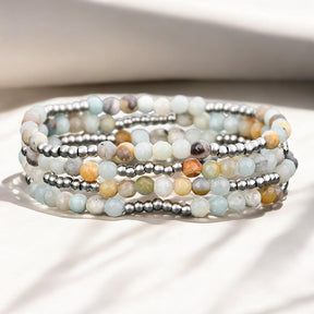 Ensemble de bracelets Brillance en amazonite
