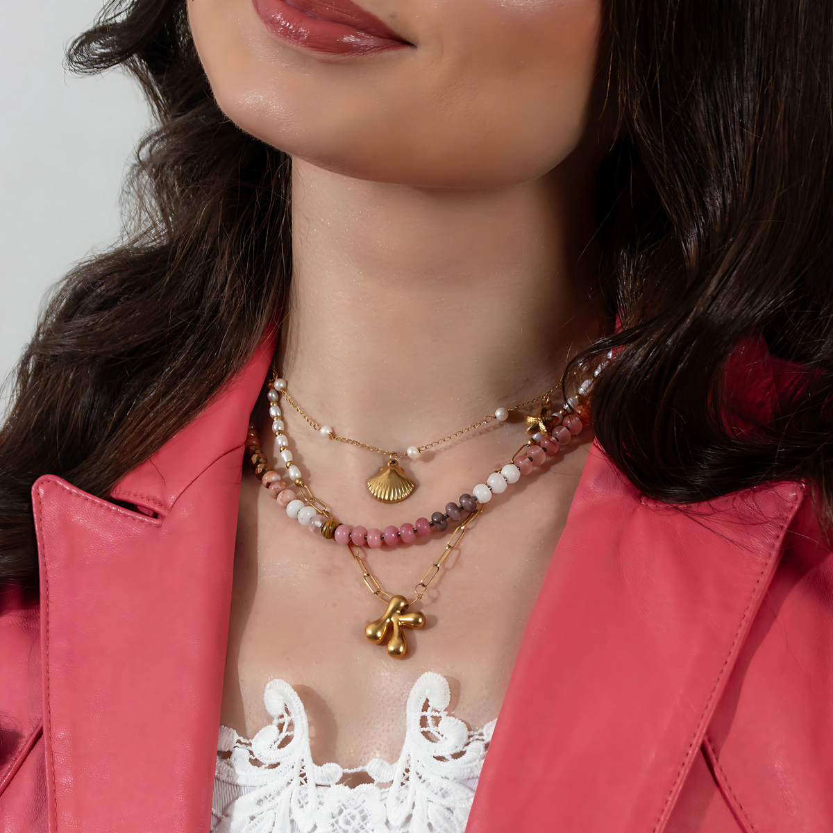 Collier d'Harmonie en Hématite Intense