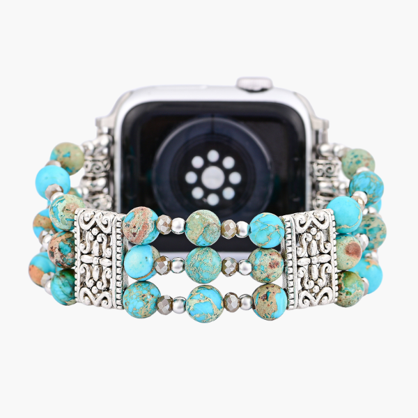 Artisanale Türkis Spirit Stretch Apple Watch Armband