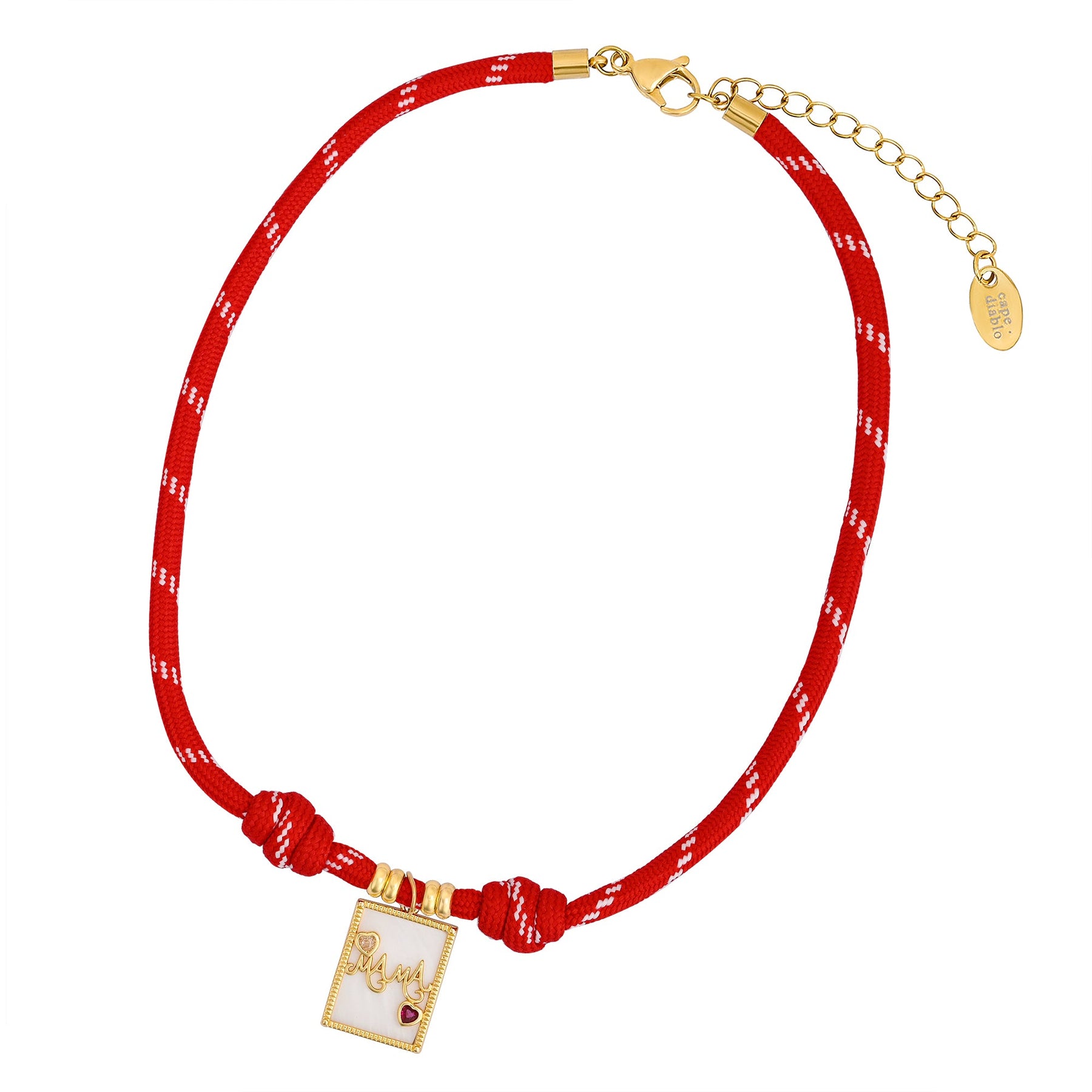 Collier Charme Amour Rouge