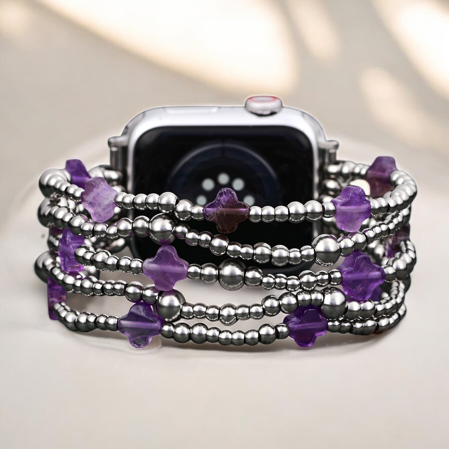 Bracelet extensible Celestial Charm Cross pour Apple Watch
