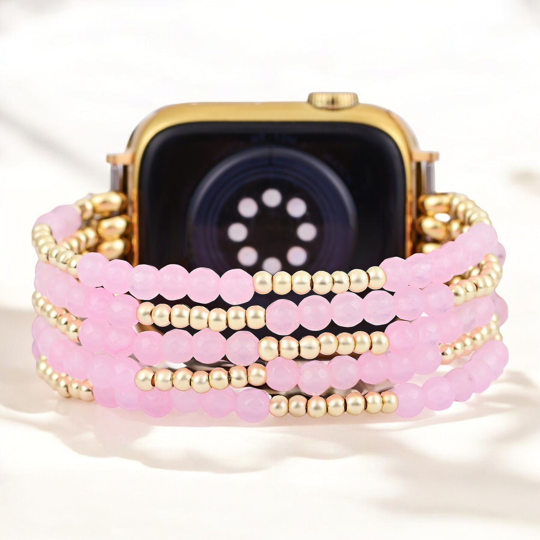 Bracelet extensible Rose Quartz Radiance Apple Watch