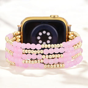 Bracelet extensible Rose Quartz Radiance Apple Watch