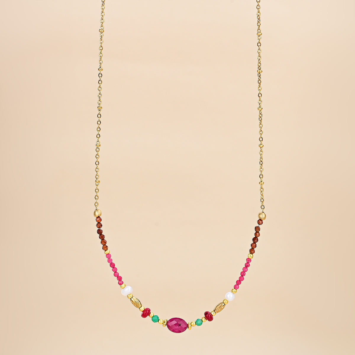 Mitternachts-Achat-Lotus-Armband