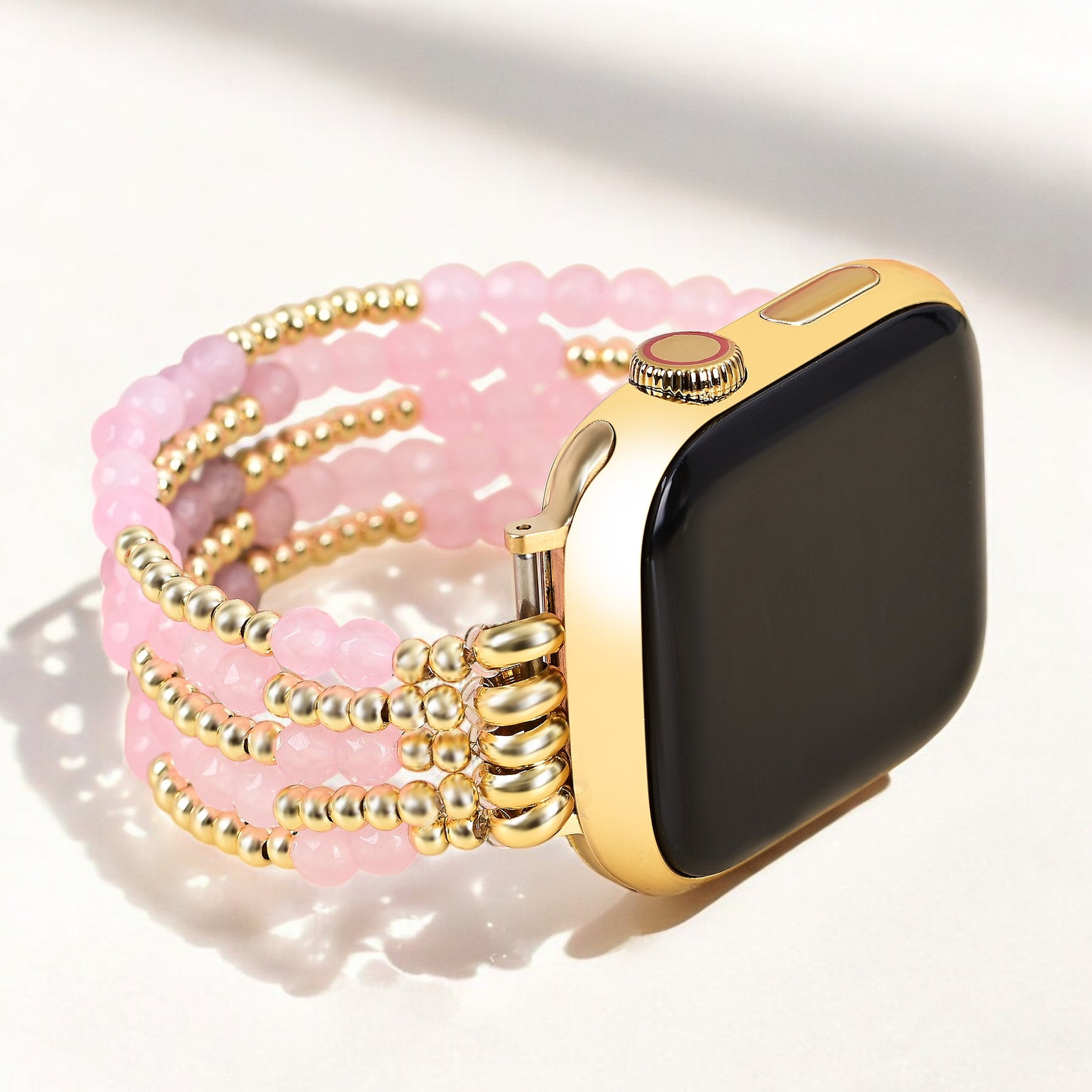 Bracelet extensible Rose Quartz Radiance Apple Watch