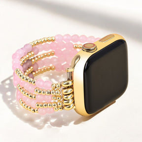 Bracelet extensible Rose Quartz Radiance Apple Watch