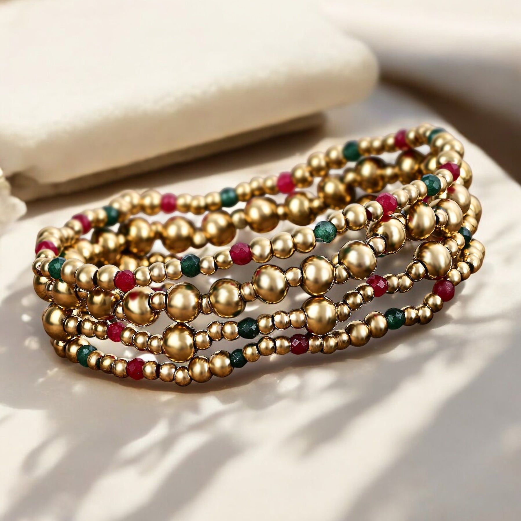 Weihnachts-Gold-Magie-Armband-Set