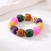 Golden-Tropics-Mix-Armband mit groben Gliedern