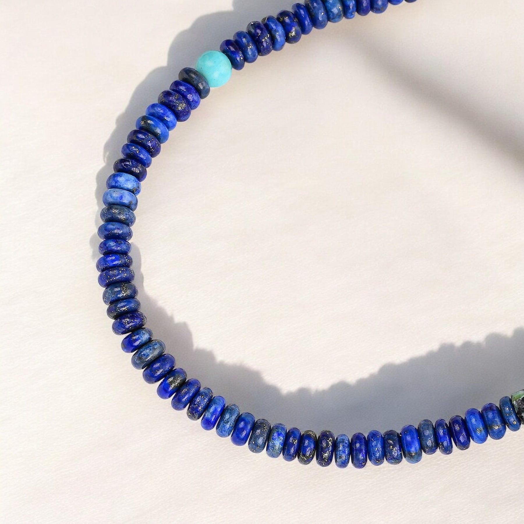 Halskette für Herren "Tiefblauer Horizont"
