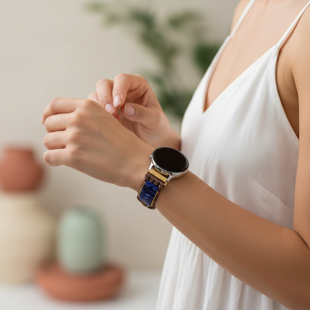 Azure-Jaspis-Armband für die Samsung Galaxy Watch