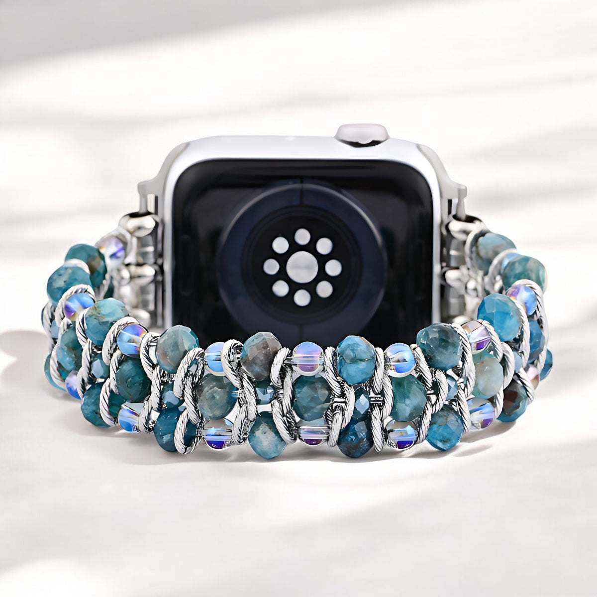 Apatit Azure Geflochtenes Apple Watch Armband
