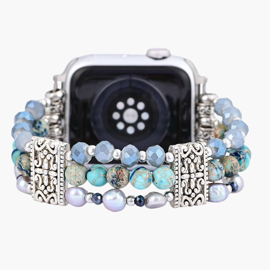 Bracelet Apple Watch Nomade en Jaspe Artisanal