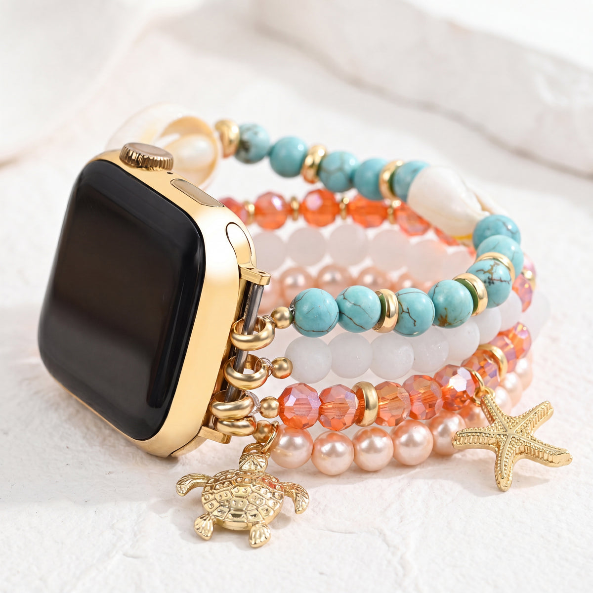Coastal Glow Stretch Apple Watch Armband