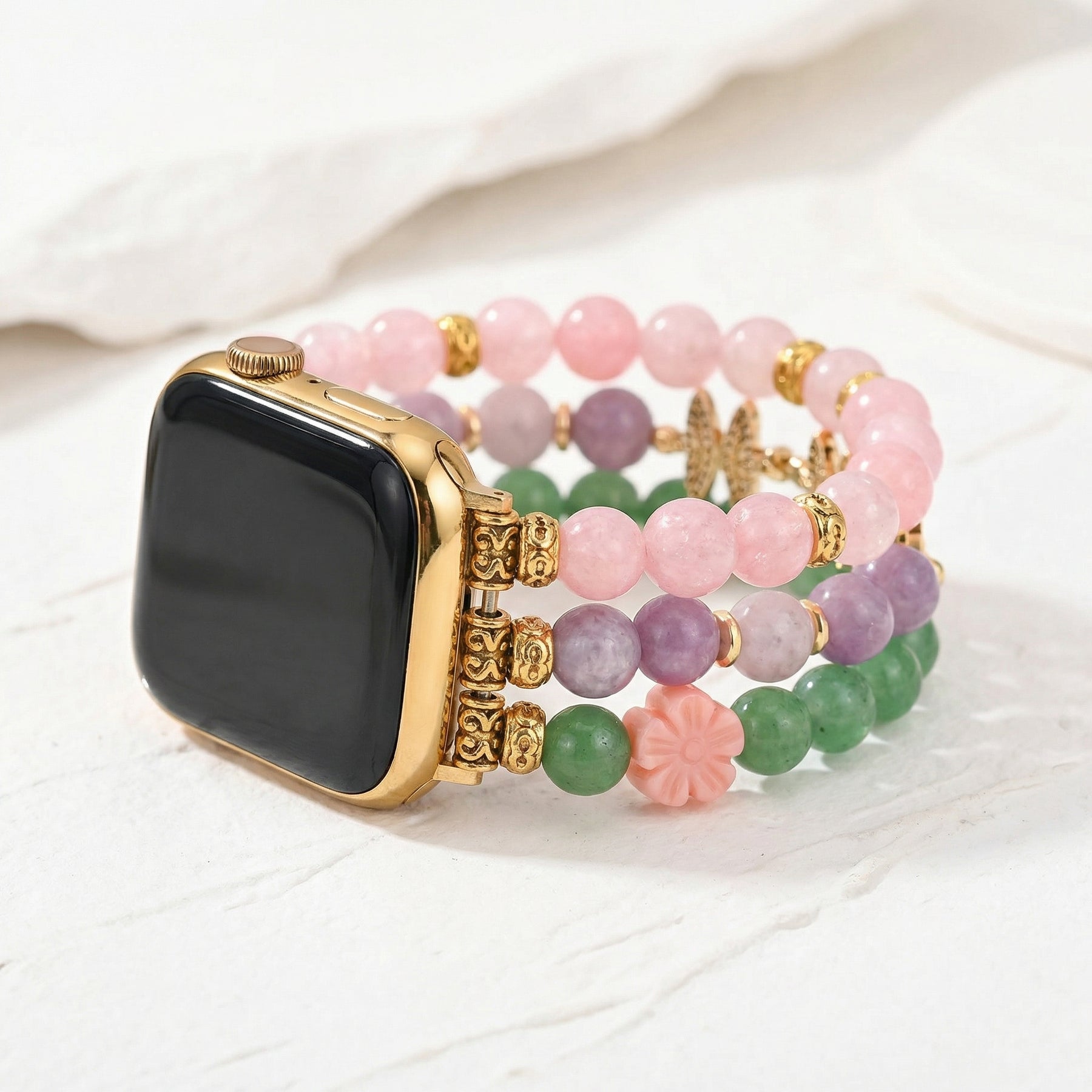 Bracelet Apple Watch Eternal Jade MOM Stretch