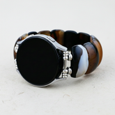 Bohemian Onyx Eleganz Stretch Armband für Samsung Galaxy Watch