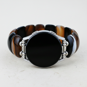 Bohemian Onyx Eleganz Stretch Armband für Samsung Galaxy Watch