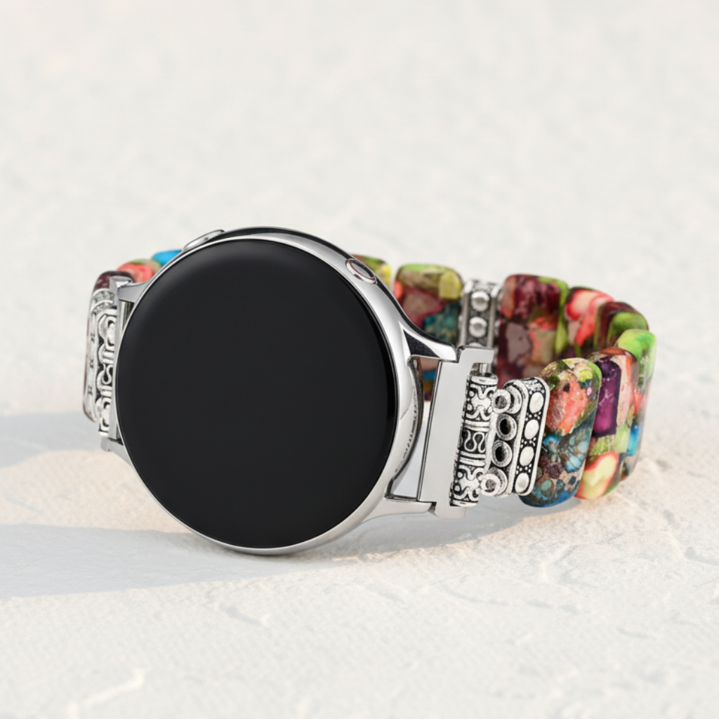 Bracelet de montre extensible Chic Flower Samsung Galaxy