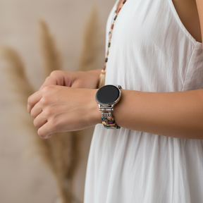 Bracelet de montre extensible Chic Flower Samsung Galaxy