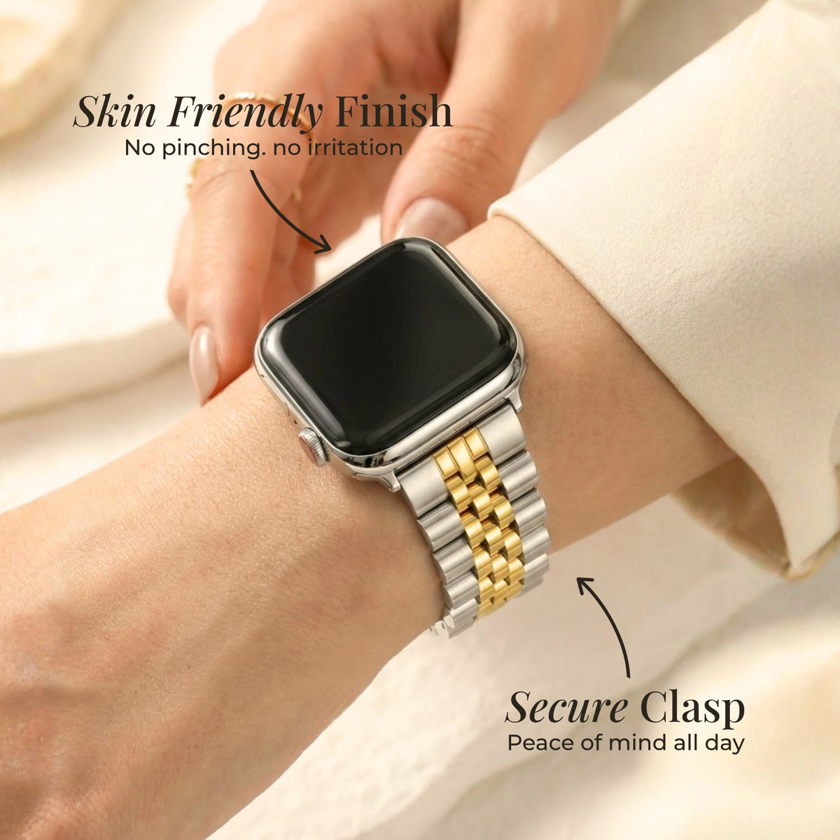 Klassisches Duo Luxus Apple Watch Armband
