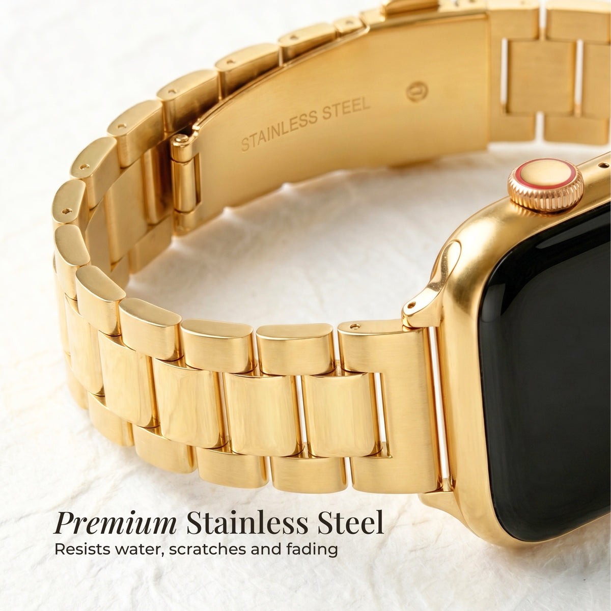 Bracelet Apple Watch classique en or de luxe
