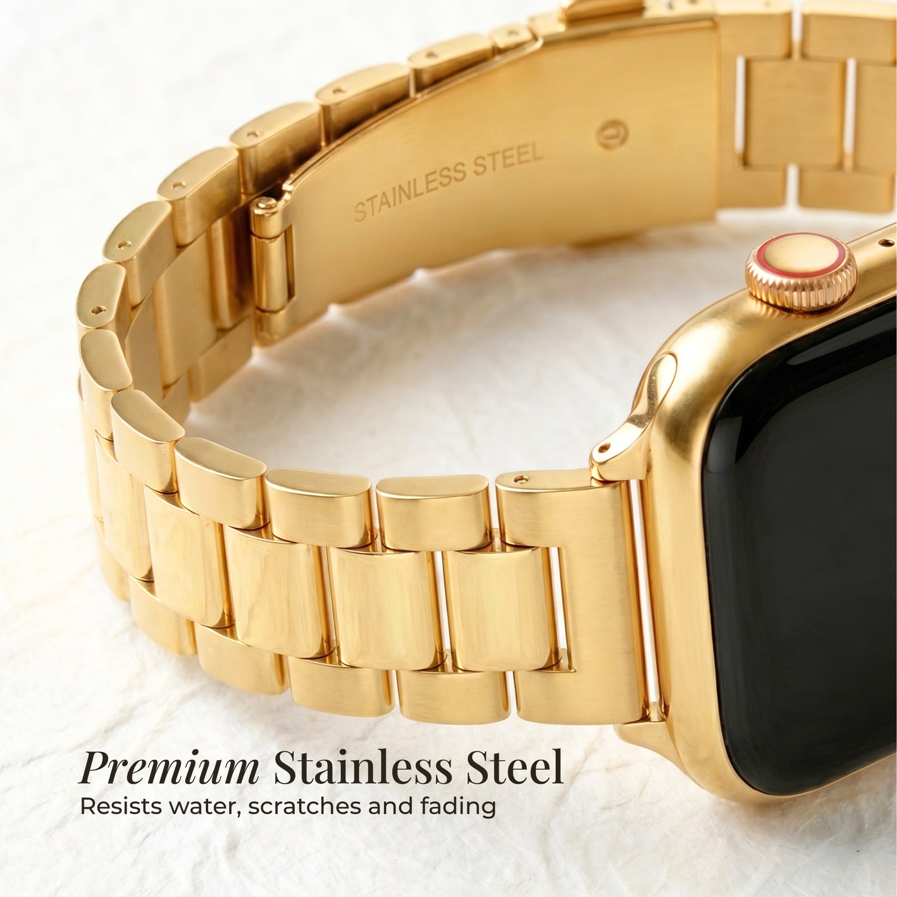 Bracelet Apple Watch classique en or de luxe