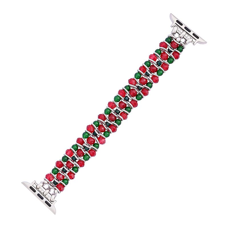 Bracelet extensible Apple Watch avec charme de Noël