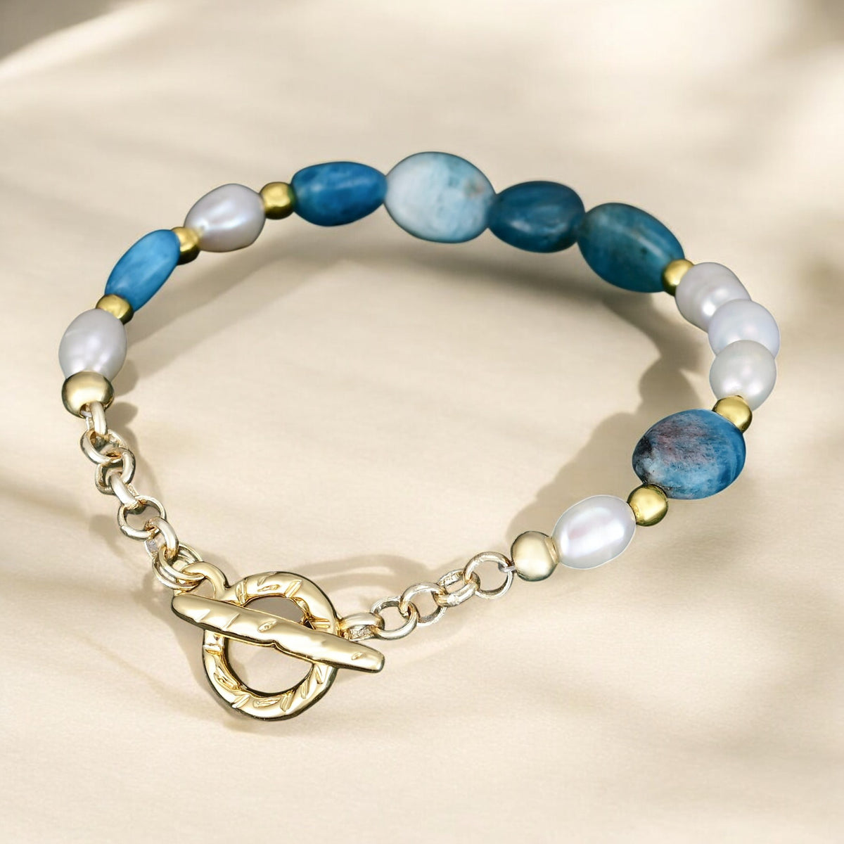 Beachfront Bliss Apatit-Armband