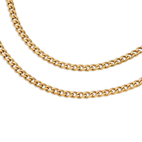 Kubanische Kette (Gold) 4mm