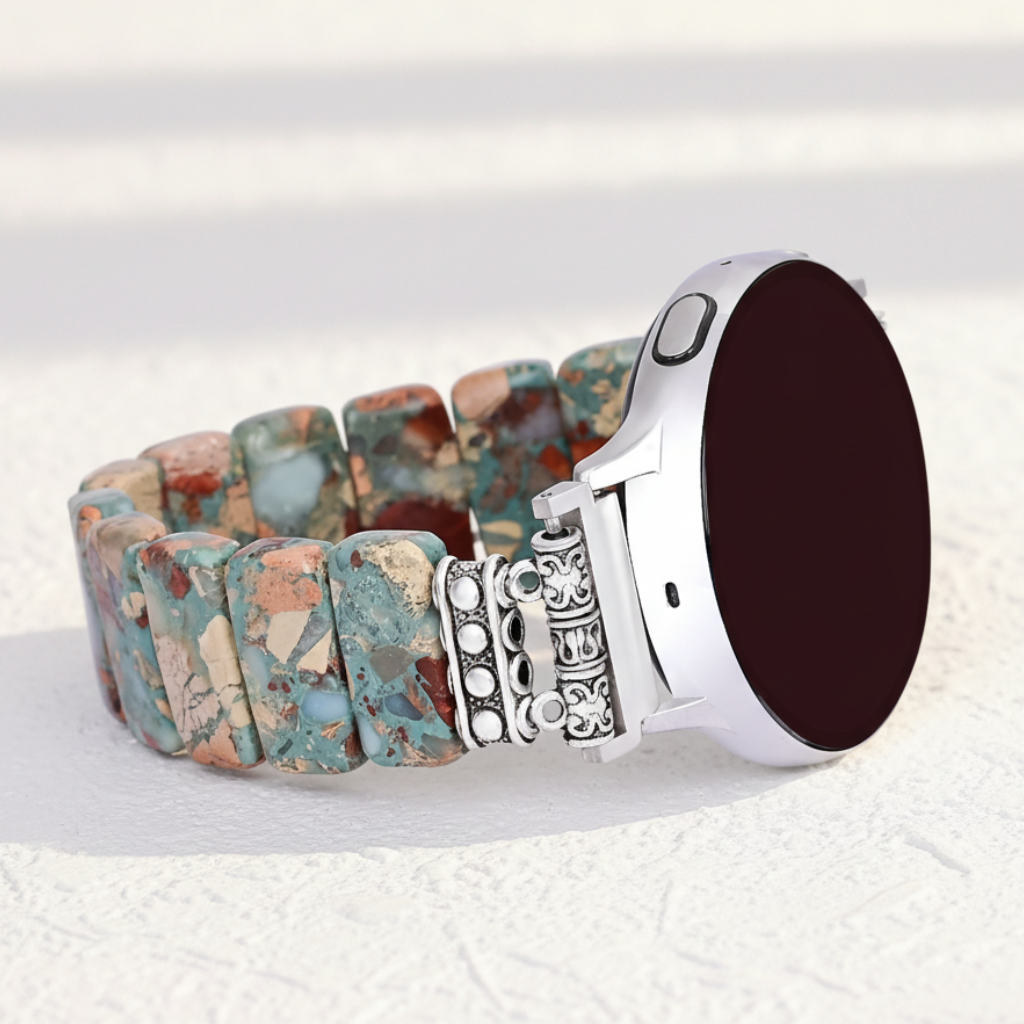 Earth Tibetan Jasper Stretch Apple Watch Armband