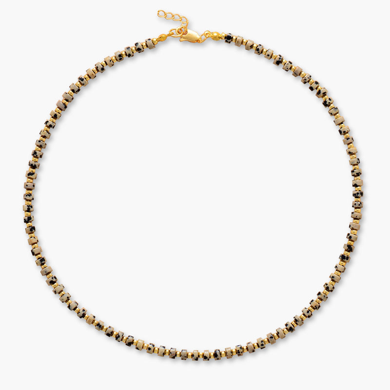 Collier ras de cou en jaspe archaïque
