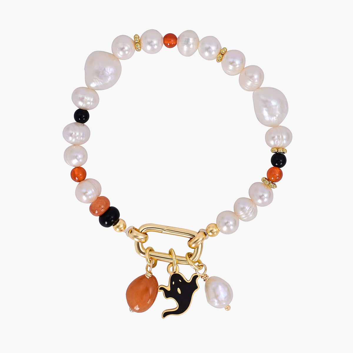 Weihnachtsleuchtendes Perlenarmband