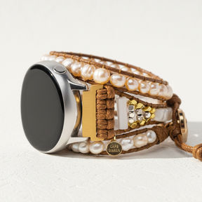 Bracelet de montre Samsung Galaxy en perle d'eau douce