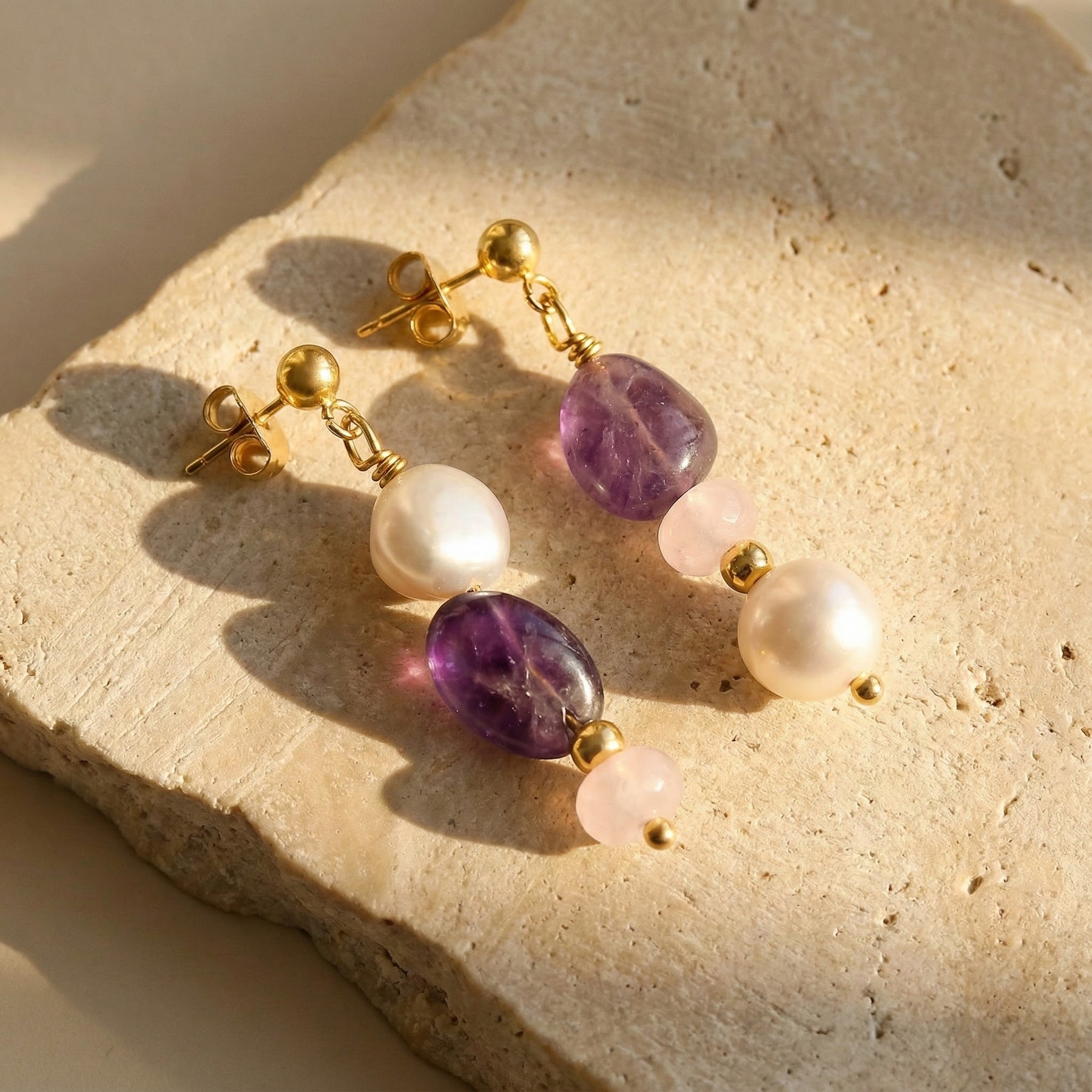 Amethyst Glow Ohrringe