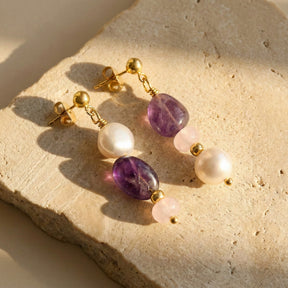 Amethyst Glow Ohrringe
