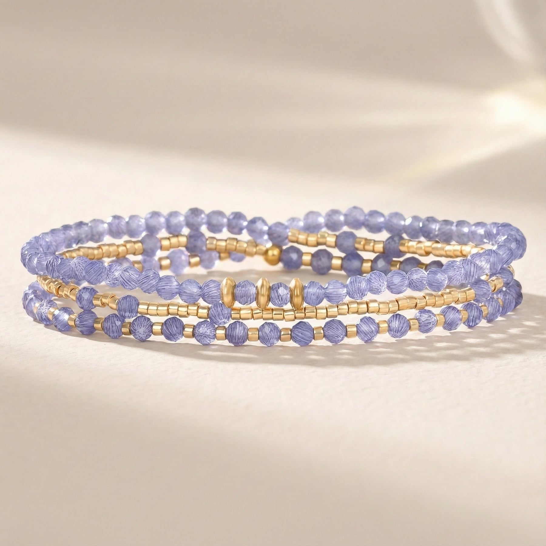 Flieder Glow Multi-Style Armband/Halskette