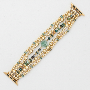 Goldene Oase Dehnbares Apple Watch Armband