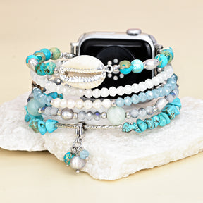 Intensives Jasper Glimmer Stretch Apple Watch Armband