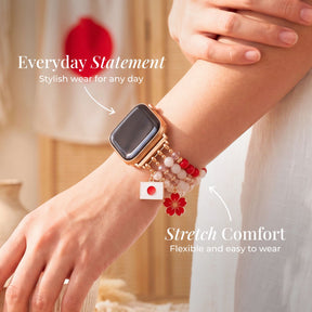 Japan Sakura Bloom Stretch Apple Watch Armband