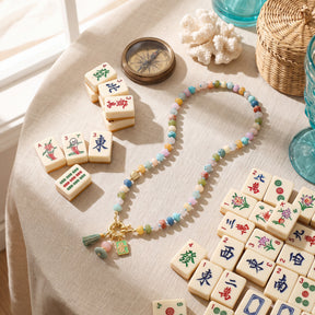 Glücks-Mahjong-Frücksspiel-Halskette