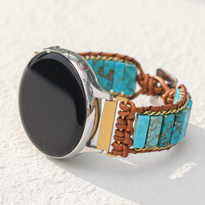 Bracelet de montre Samsung Galaxy en turquoise naturelle