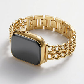 Bracelet Apple Watch de luxe courbe or