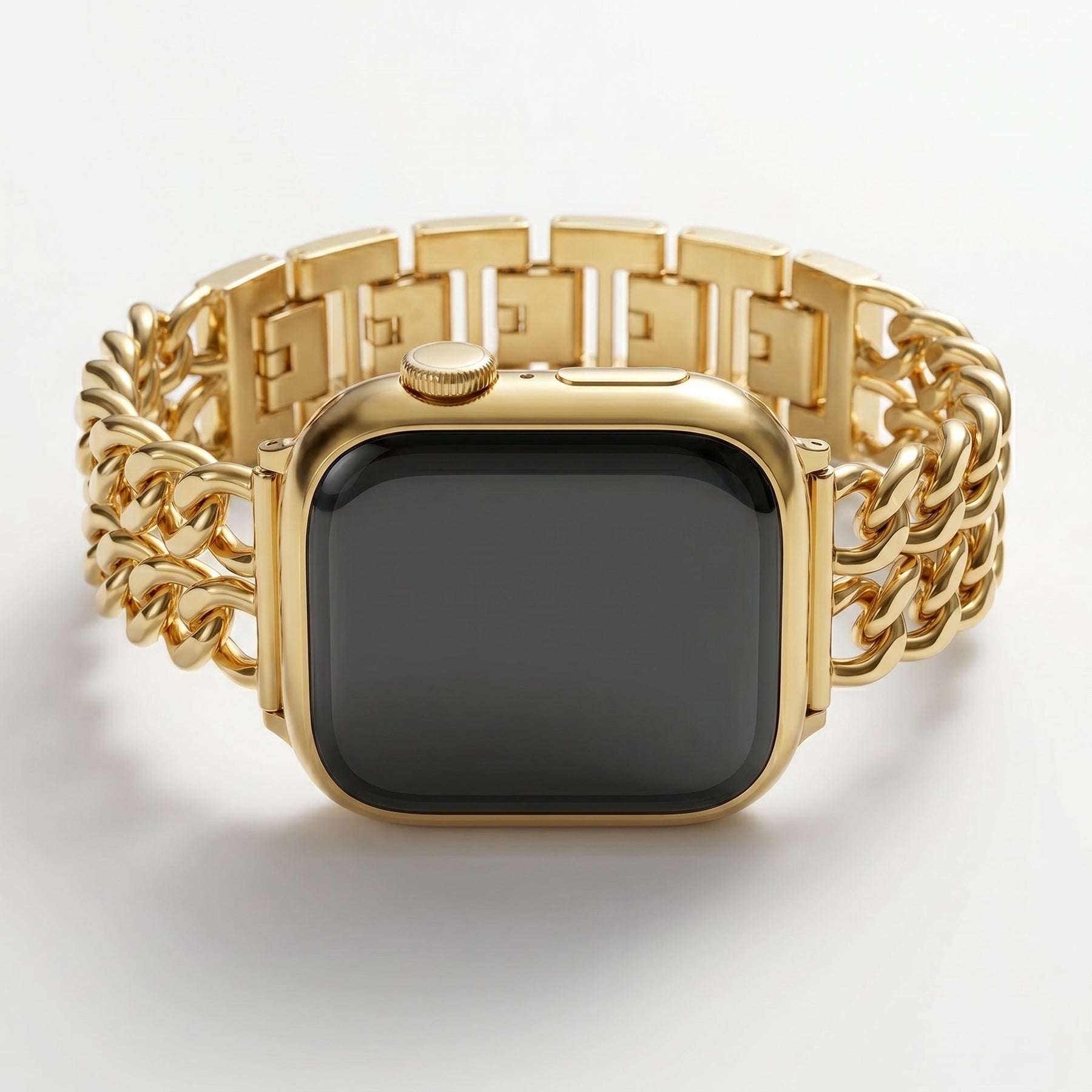 Bracelet Apple Watch de luxe courbe or
