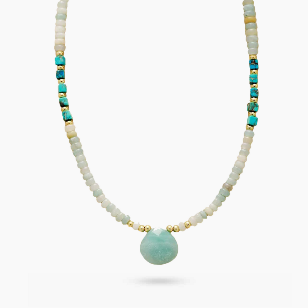 Collier d’Amazonite d’énergie de guérison